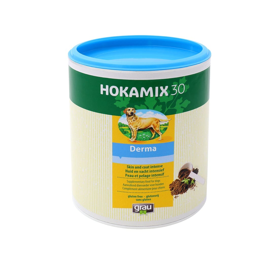 Complément alimentaire naturel pour peau chiens grau HOKAMIX30 DERMA