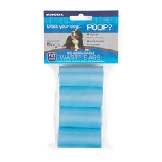 Paquet de 60 sacs pour excréments ANCOL