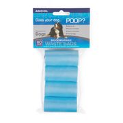 Paquet de 60 sacs pour excréments ANCOL