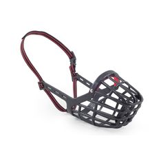 Muselière noire en plastique Ancol pour éducation ou travail du chien