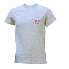 T-Shirt Julius-K9® Original K9 UNIT STARS  gris
