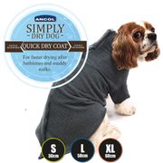 Veste séchante Simply Dry pour petits chiens en microfibre