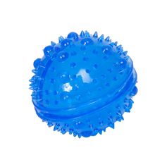 Balle de friandises pour chien bleu 8 cm