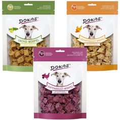 Snacks pour chiens Dokas croustillants viande/poisson & superfood 150g