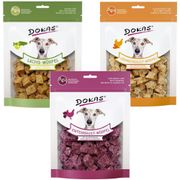 Snacks pour chiens Dokas croustillants viande/poisson & superfood 150g