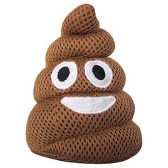 Jouet Emoji à balle hérisson couverte de maille pour chiens