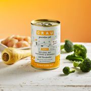 Pâtée pour chiens naturelle grau Viande et Légumes