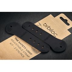 Lot de 2 bandes ajustables pour lampe Orbiloc Dog Dual Safety